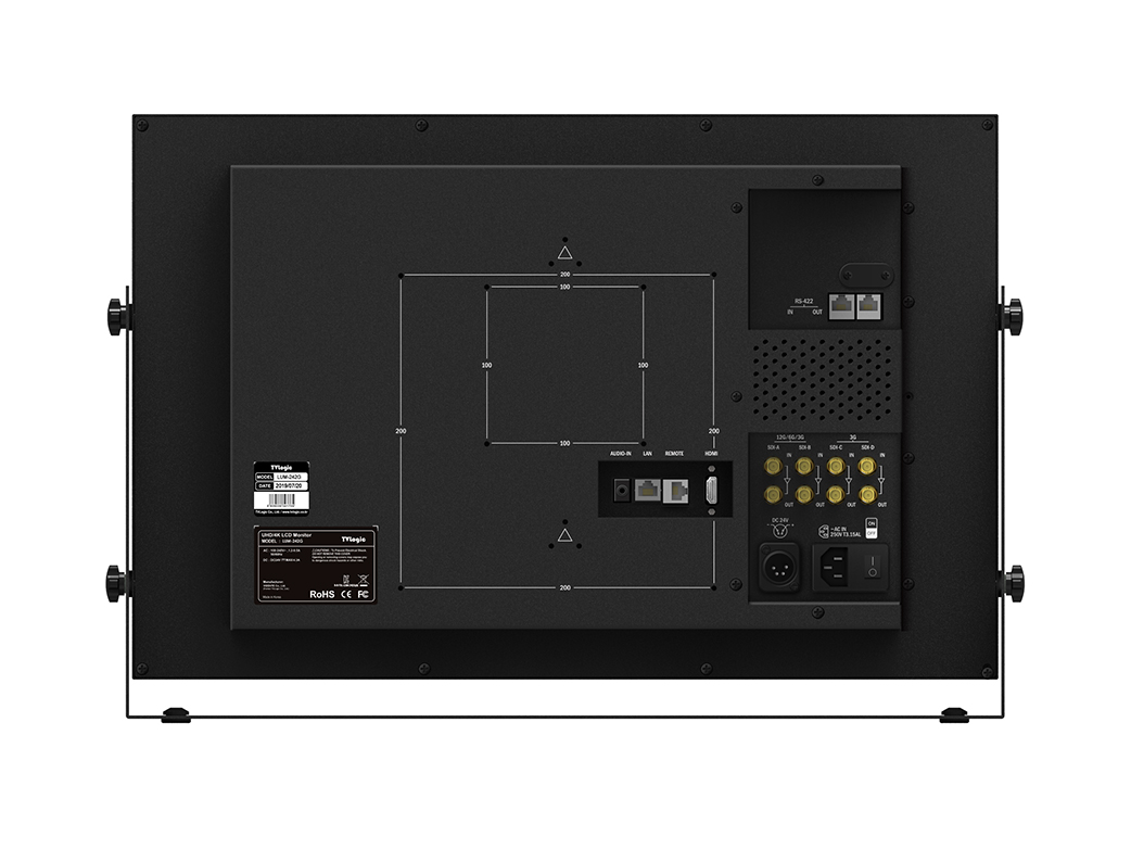 TVlogic LUM-242H 24" 4K/UHD High Brightness HDR Emulation Monitor