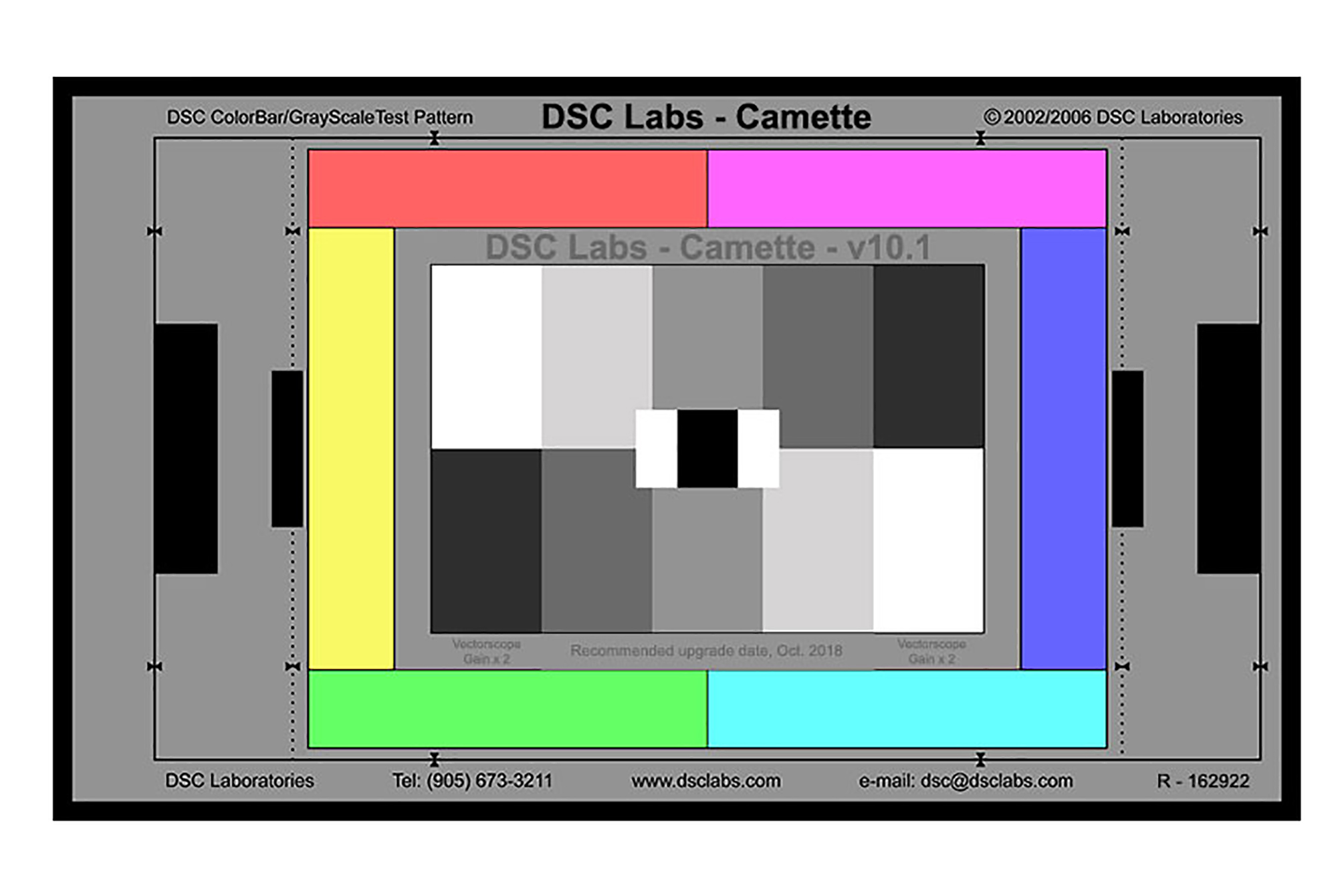 DSC Labs Camette Test Chart