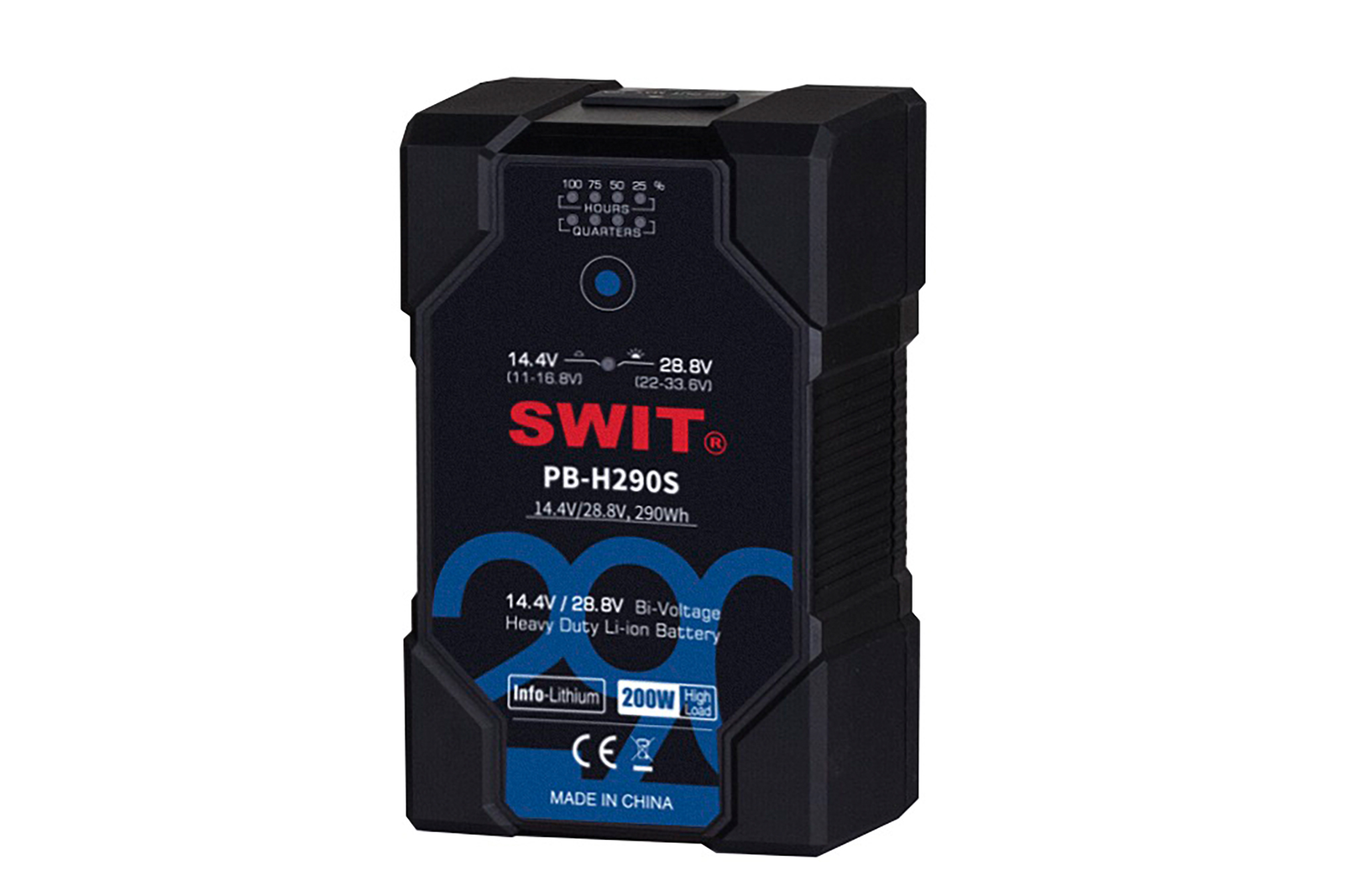 Swit PB-H290S 14V&28V smart Battery  with 1xD-tap 14.4V output, 290Wh , 14.4V/28.8V