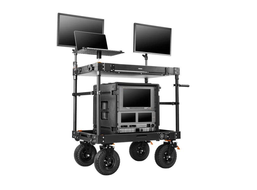 Inovativ Twin Two-Stage Risers With 2 Pro Monitor Mounts