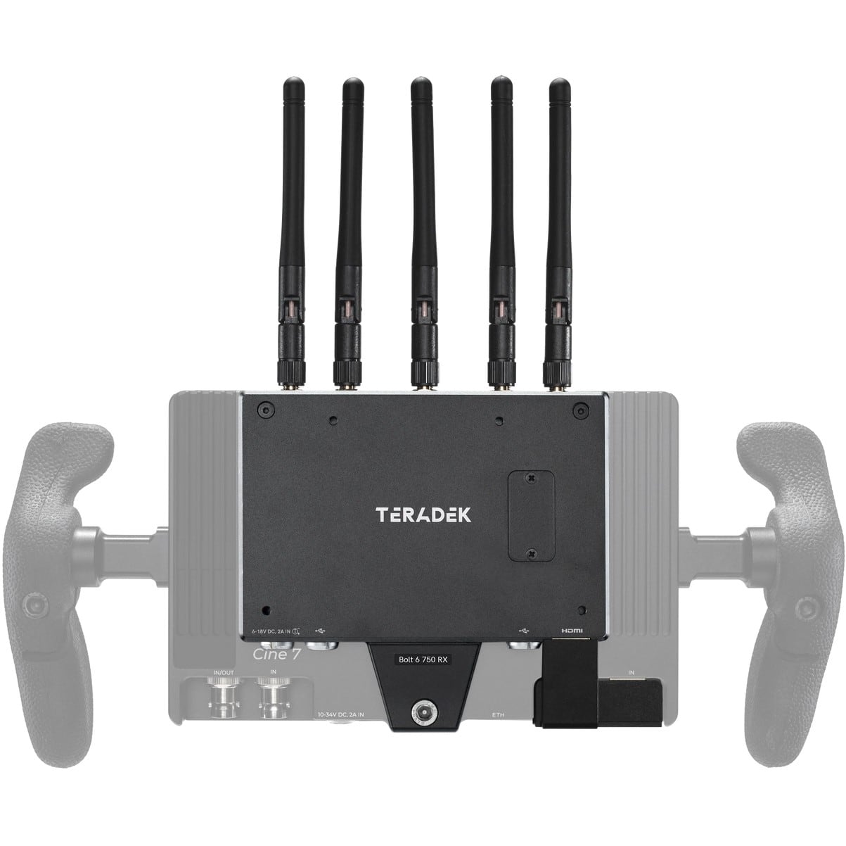 Teradek Bolt 6 Monitor Module 750ft RX Wireless Video Receiver V-Mount